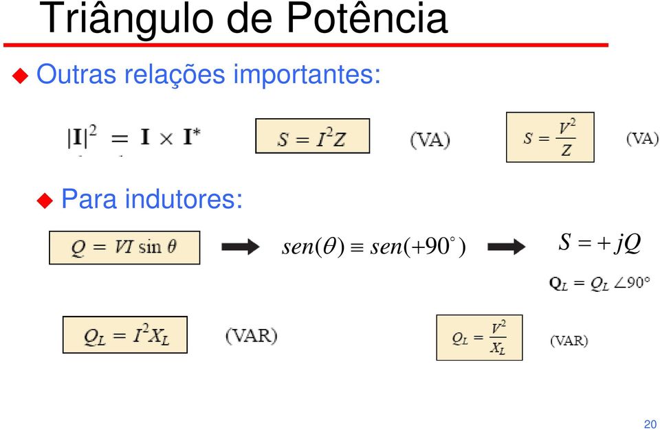 importantes: Para