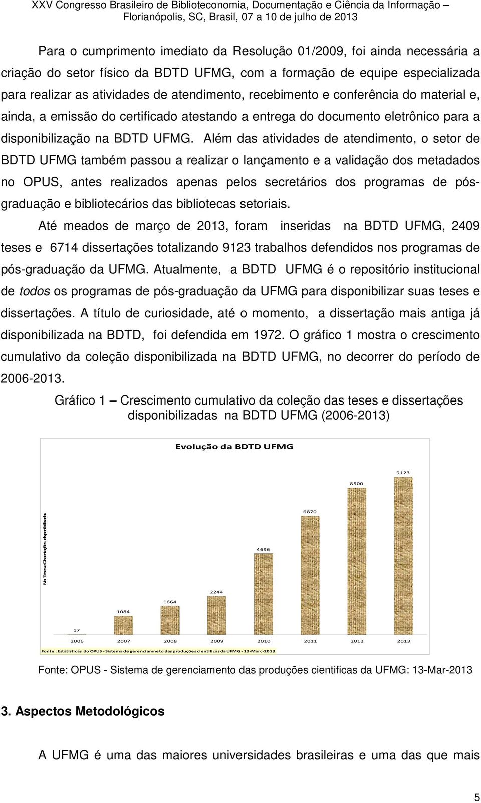 Além das atividades de atendimento, o setor de BDTD UFMG também passou a realizar o lançamento e a validação dos metadados no OPUS, antes realizados apenas pelos secretários dos programas de