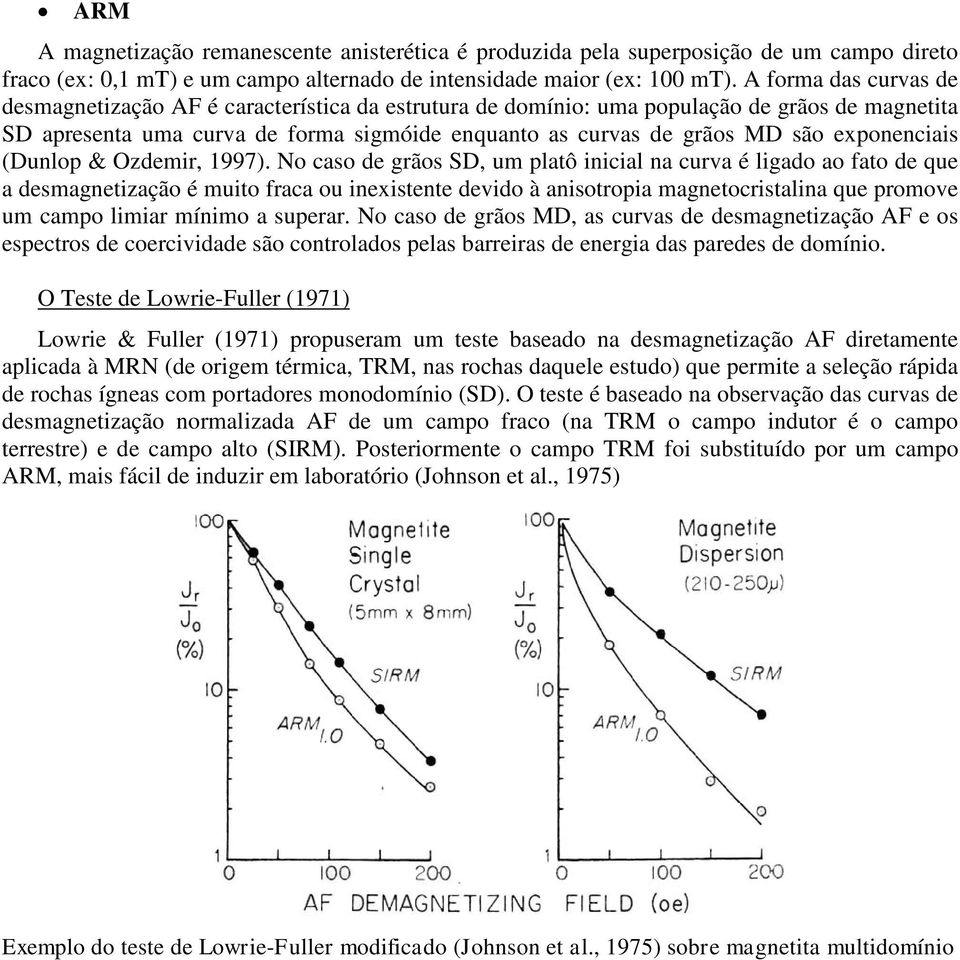 exponenciais (Dunlop & Ozdemir, 1997).