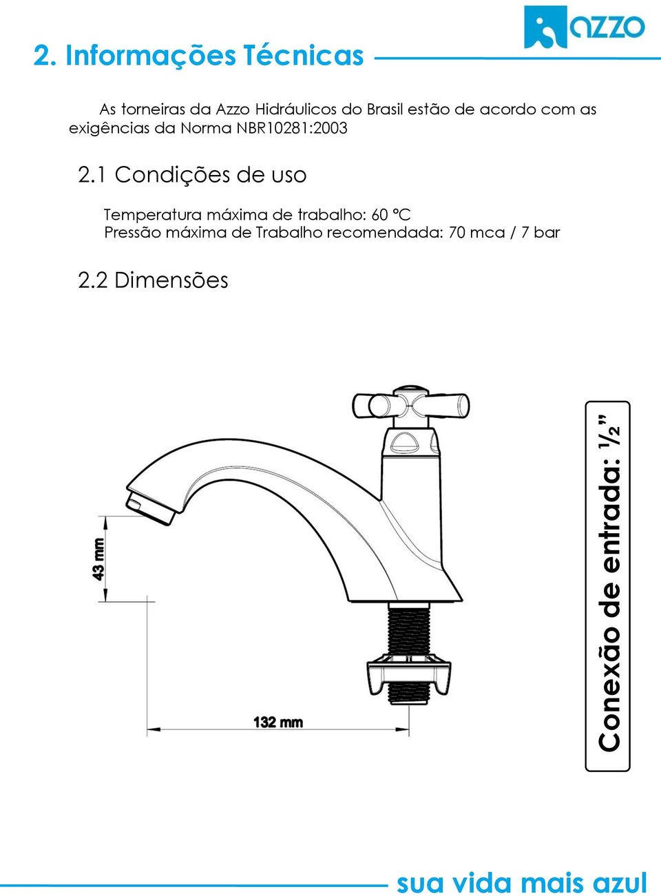 estão de acordo com as exigências da Norma NBR10281:2003 2.