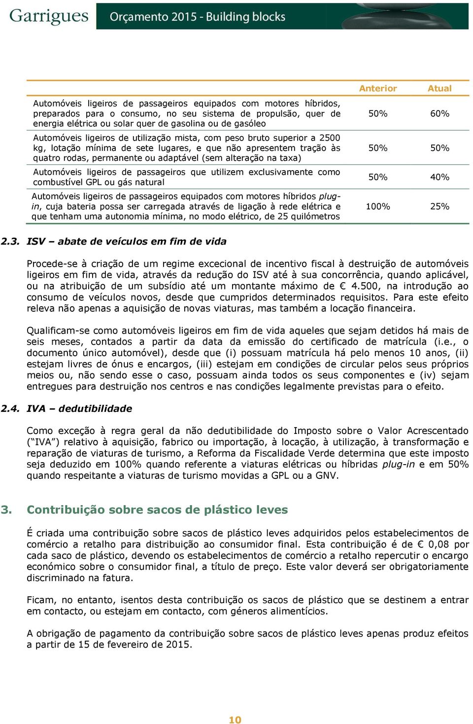 Automóveis ligeiros de passageiros que utilizem exclusivamente como combustível GPL ou gás natural Automóveis ligeiros de passageiros equipados com motores híbridos plugin, cuja bateria possa ser