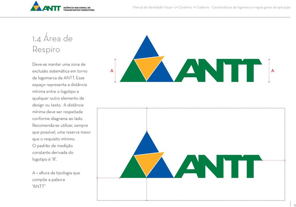 A distância mínima deve ser respeitada conforme diagrama ao lado.