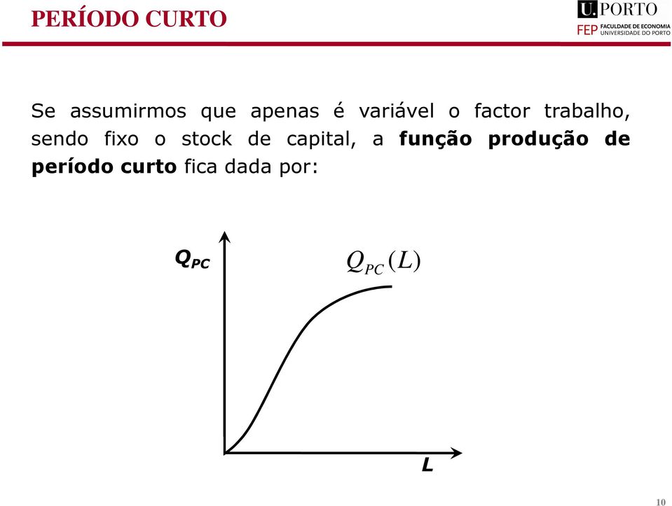 stock de capital, a função produção de