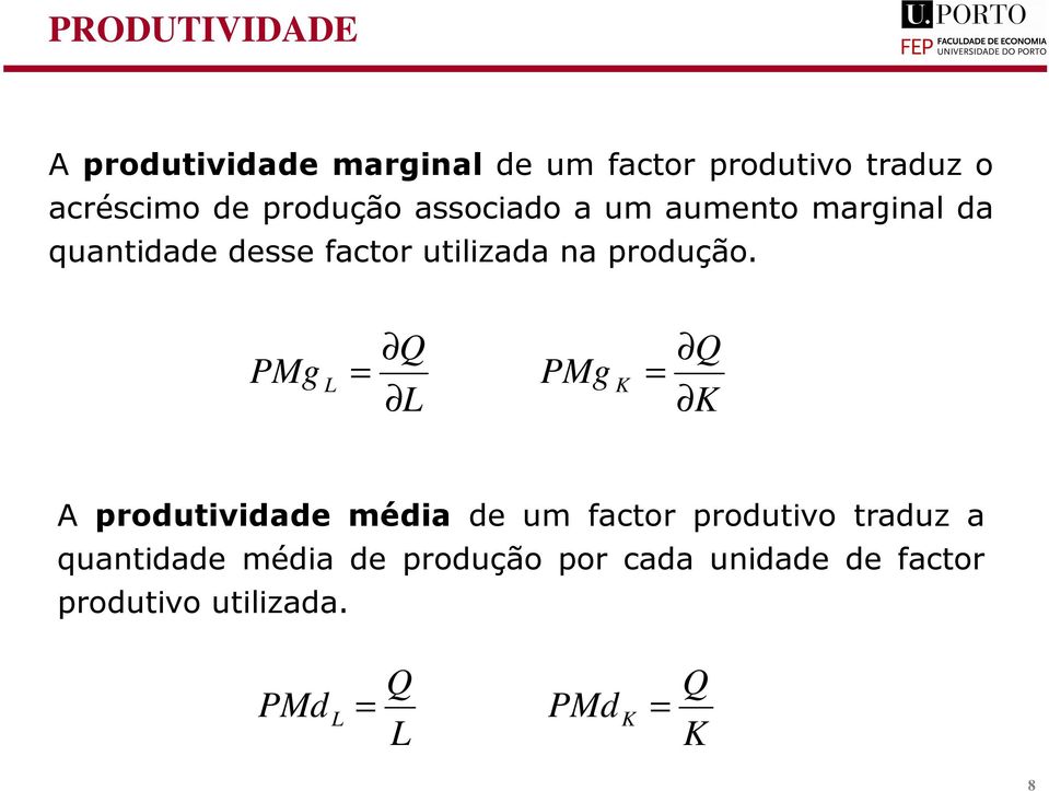 produção.