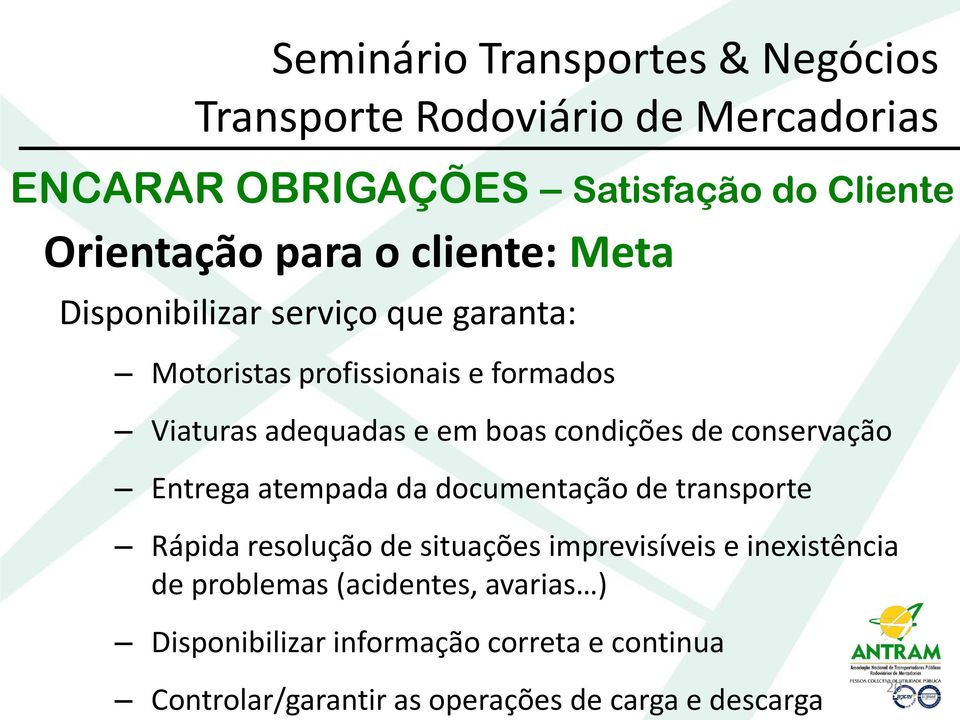 documentação de transporte Rápida resolução de situações imprevisíveis e inexistência de problemas