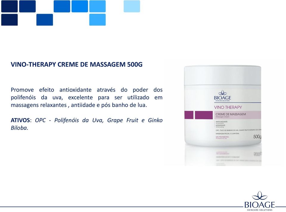 excelente para ser utilizado em massagens relaxantes,