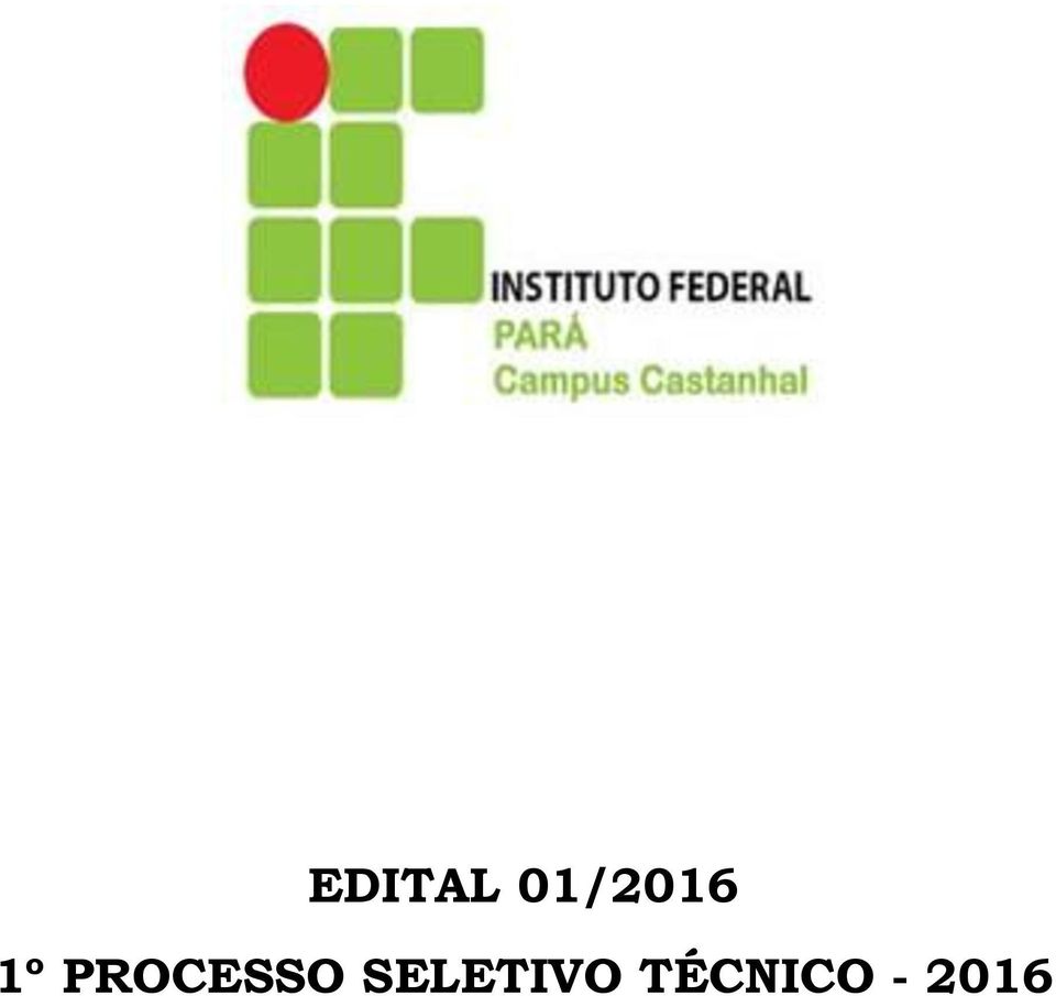EDITAL IFCE 01/2016 CURSOS DE FORMAÇÃO INICIAL E CONTINUADA-2016.2