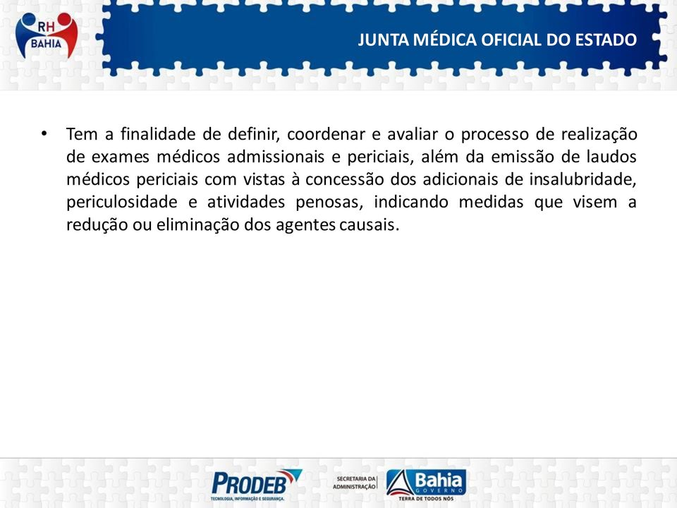 laudos médicos periciais com vistas à concessão dos adicionais de insalubridade,