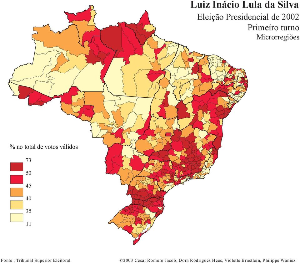 11 Fonte : Tribunal Superior Eleitoral 2003 Cesar Romero
