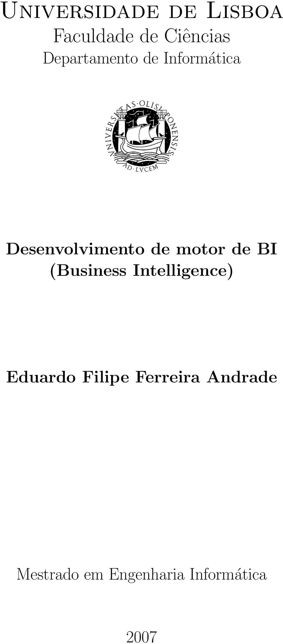 motor de BI (Business Intelligence) Eduardo