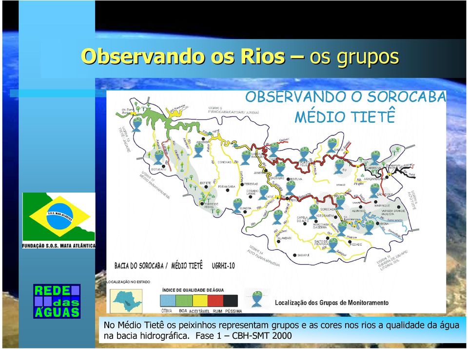 as cores nos rios a qualidade da água