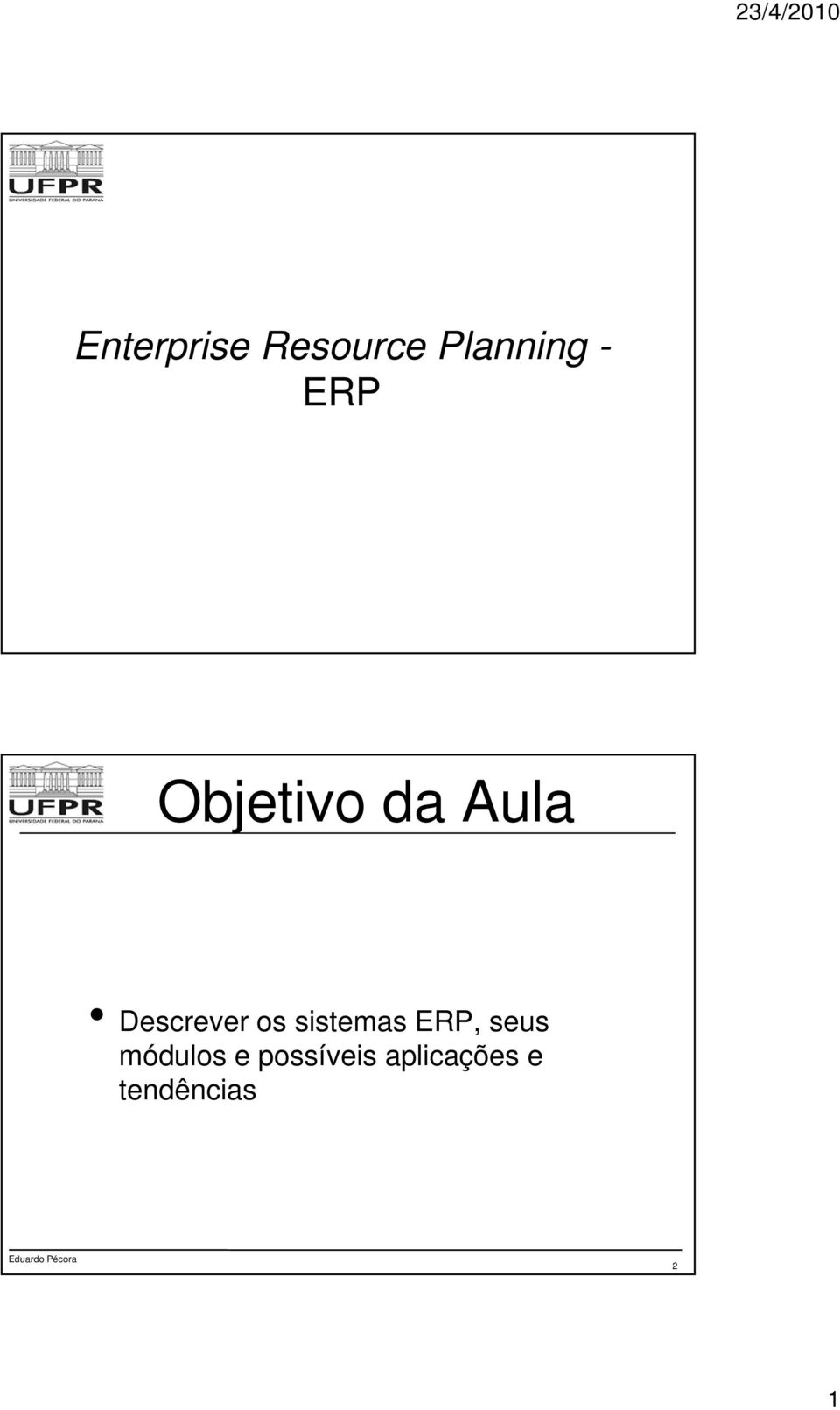 os sistemas ERP, seus módulos e