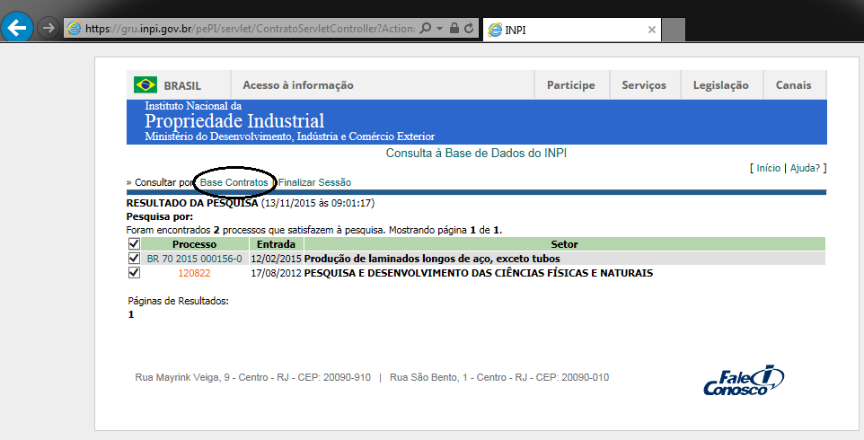 g) Para verificar seu portfólio de processos, clique no ícone Meus Pedidos, segundo a figura abaixo.