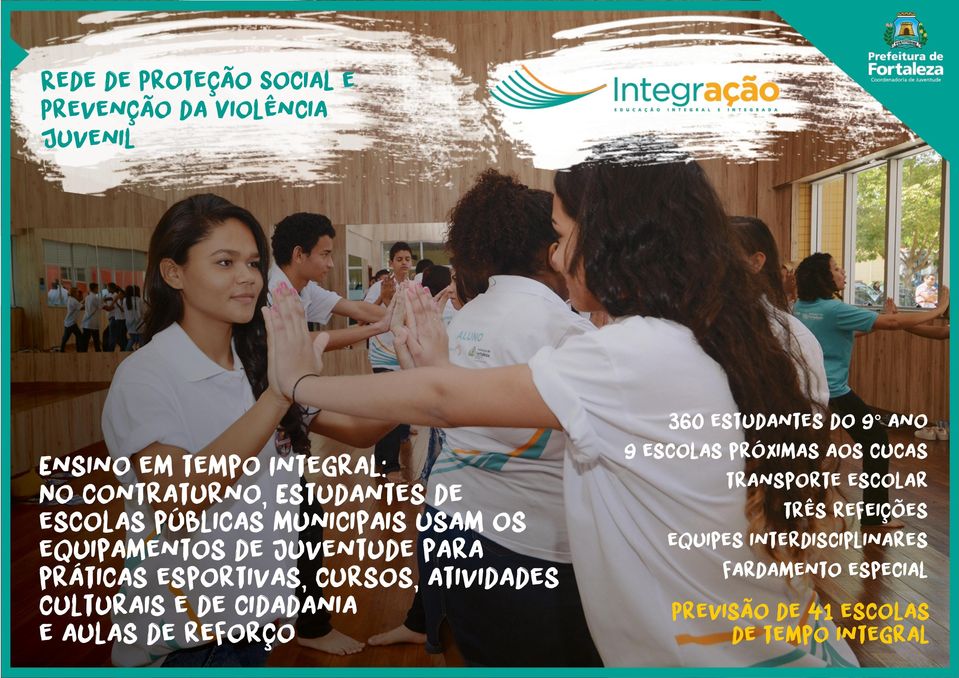 culturais e de cidadania e aulas de reforço 360 estudantes do 9 ano 9 escolas próximas aos cucas transporte