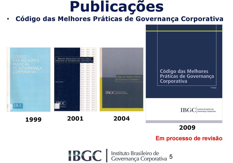 Governança Corporativa 1999