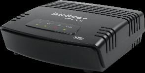 Fonte de alimentação Entrada: 100-240 Vac/50-60 Hz Saída: 5 Vdc/1A Taxa de transferência ADSL