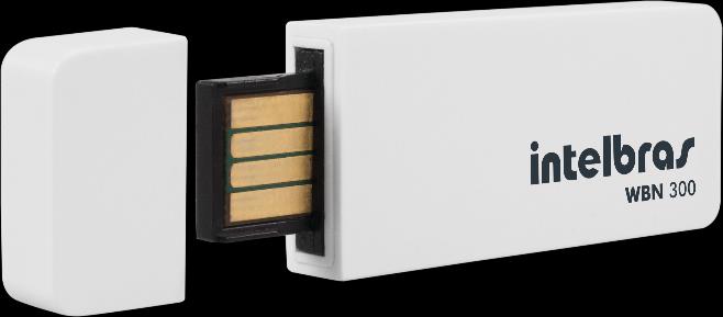 WBN 300 Wireless home Adaptador USB wireless N 300 Mbps» Velocidade de 300 mega» LED para indicar o status do funcionamento» Botão WPS, muito mais fácil de