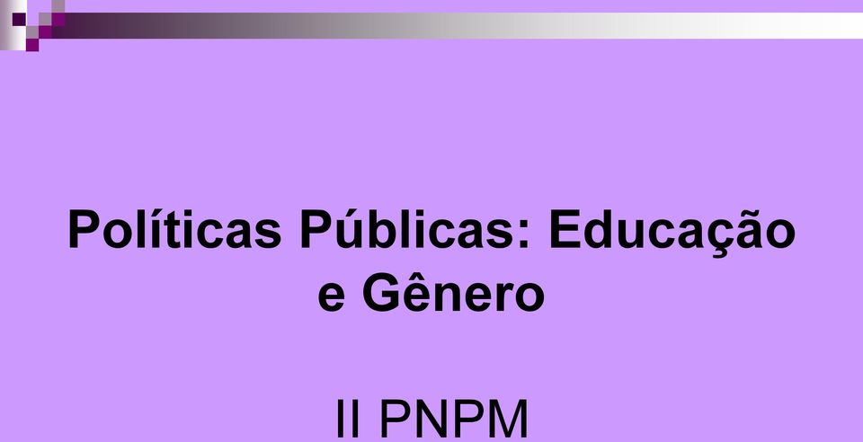 Educação e