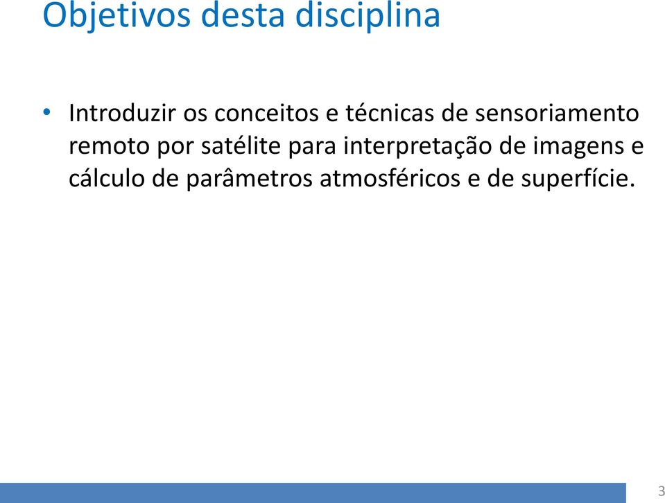 por satélite para interpretação de imagens e