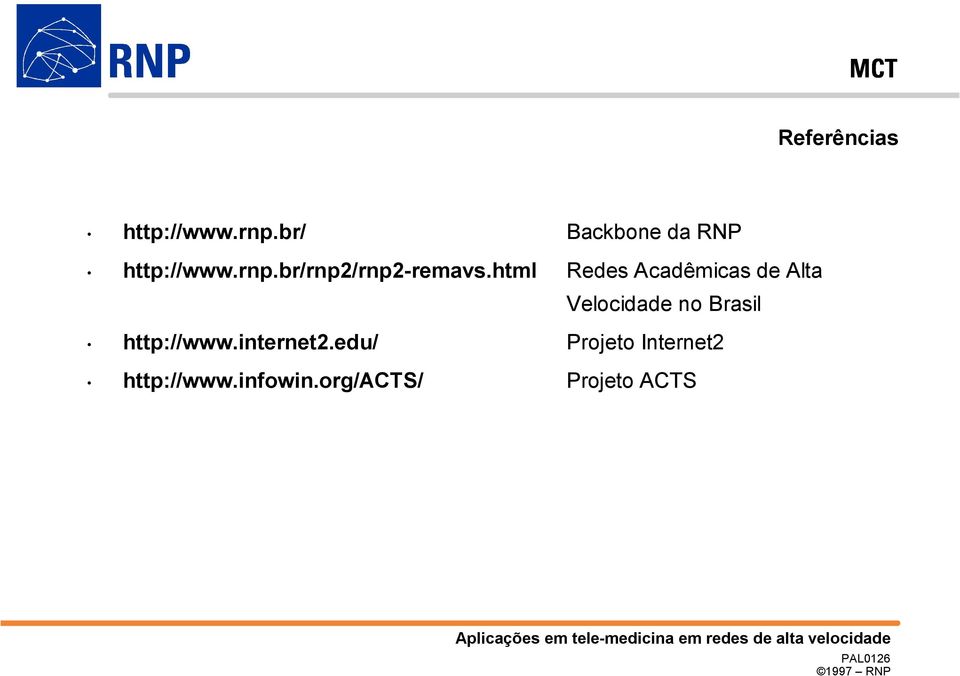 html Redes Acadêmicas de Alta Velocidade no Brasil