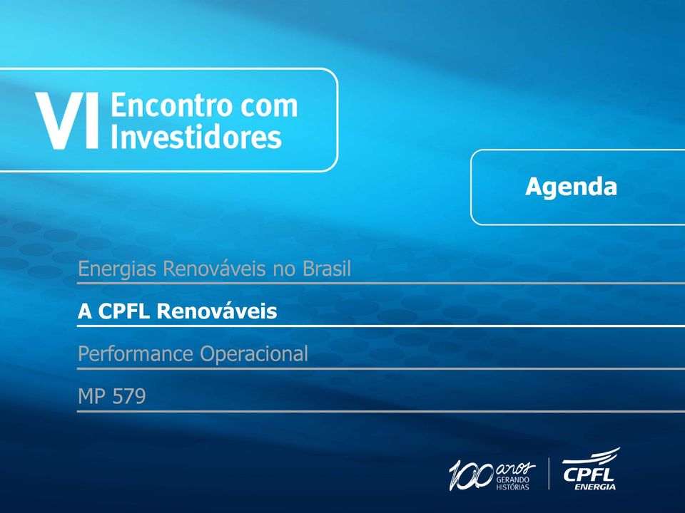 A CPFL Renováveis