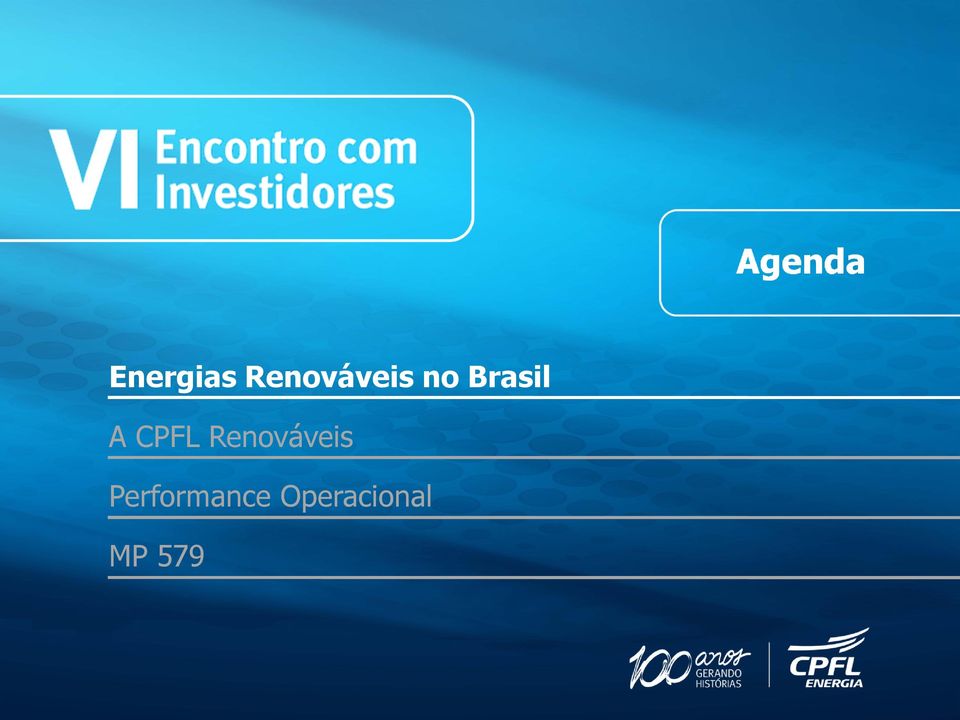 A CPFL Renováveis