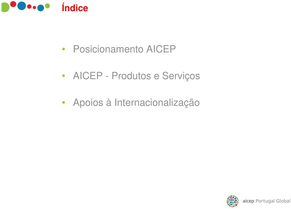 AICEP - Produtos e
