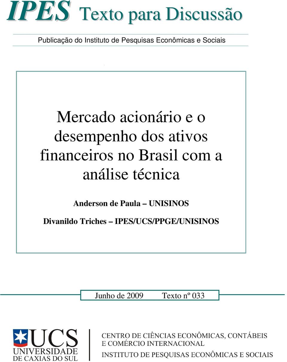 financeiros no Brasil com a análise técnica Anderson de Paula