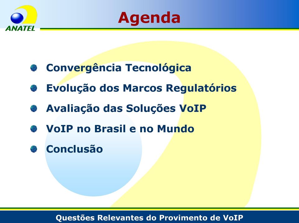 Regulatórios Avaliação das