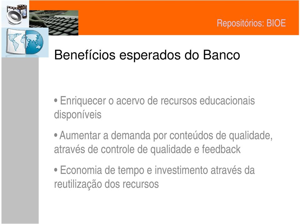 qualidade, através de controle de qualidade e feedback