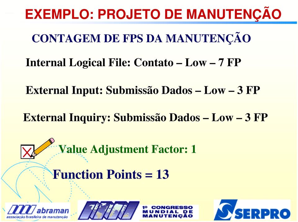 External Input: Submissão Dados Low 3 FP External