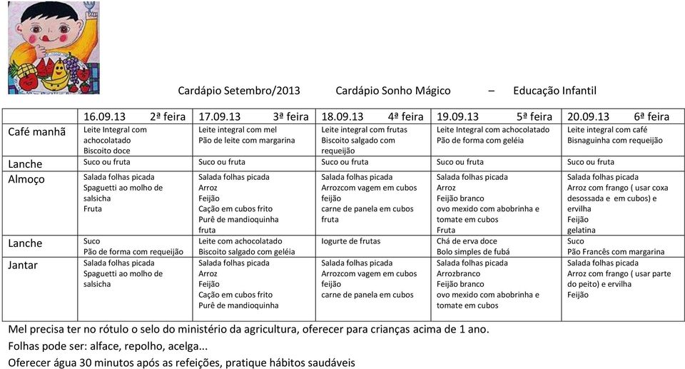 13 3ª feira 18.09.