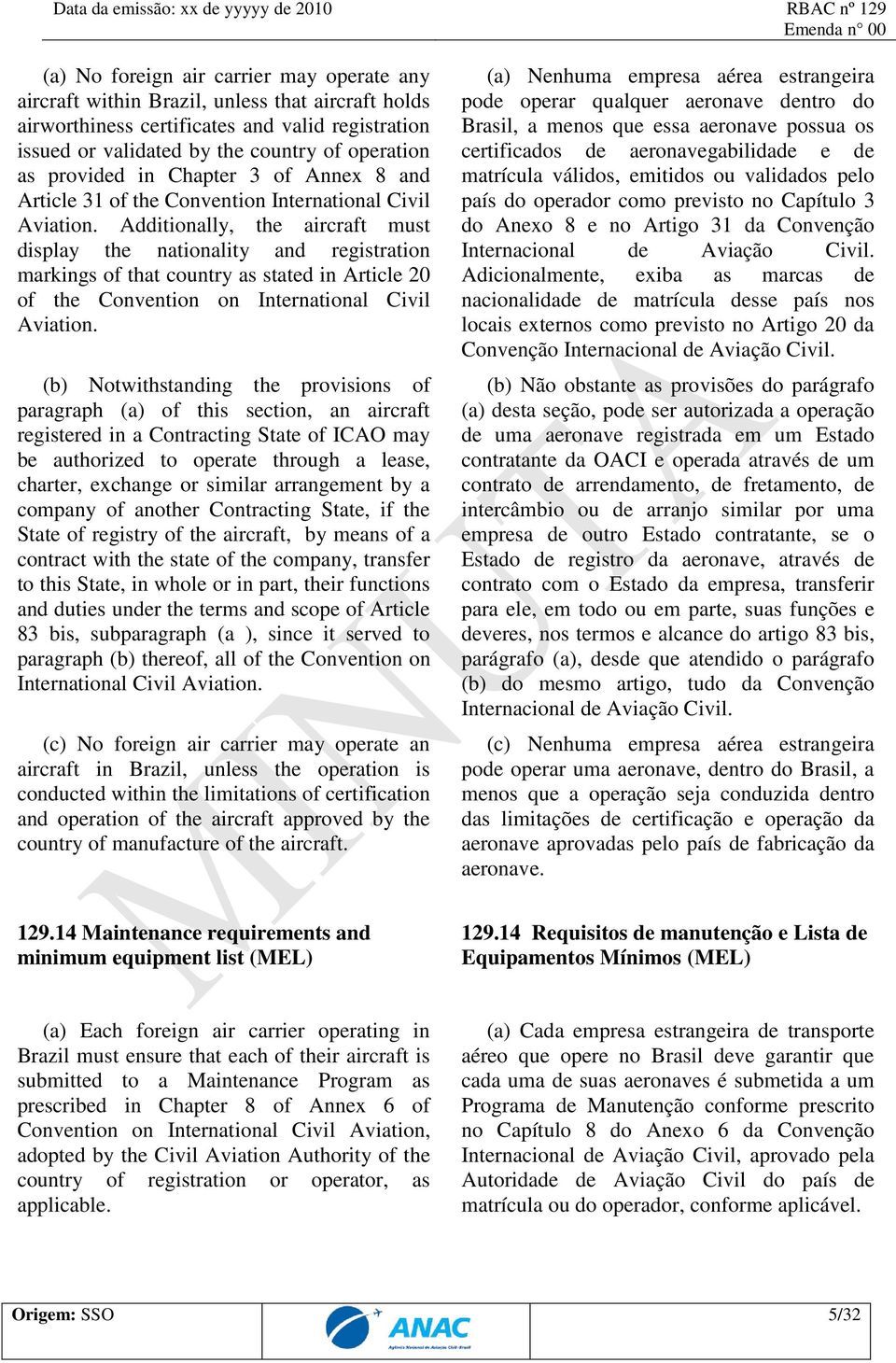 Additionally, the aircraft must display the nationality and registration markings of that country as stated in Article 20 of the Convention on International Civil Aviation.