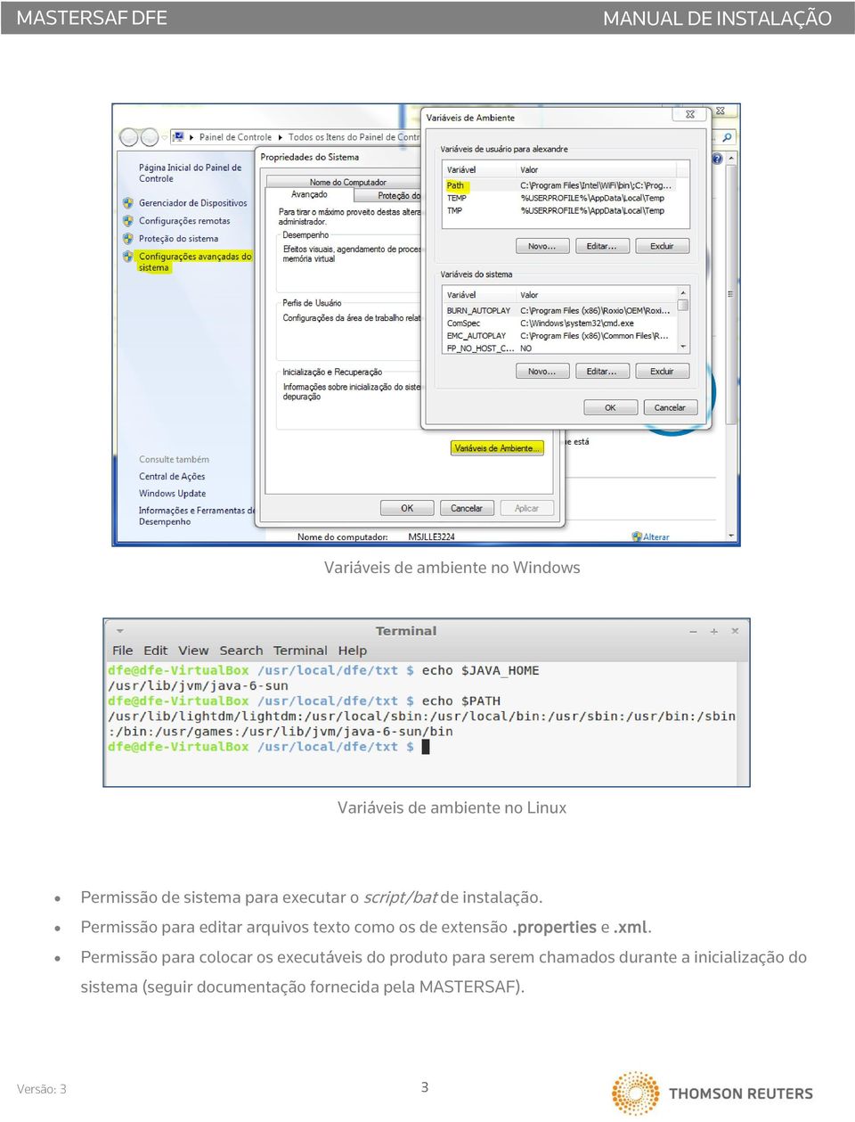 Permissã para editar arquivs text cm s de extensã.prperties e.xml.