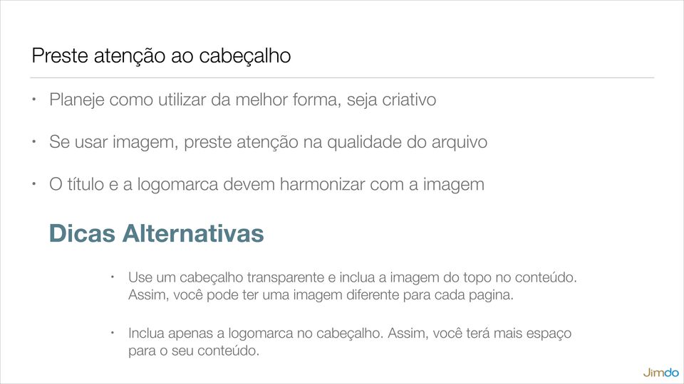 Use um cabeçalho transparente e inclua a imagem do topo no conteúdo.