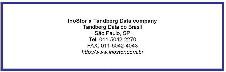 Paulo, SP Tel: 011-5042-2270 FAX: