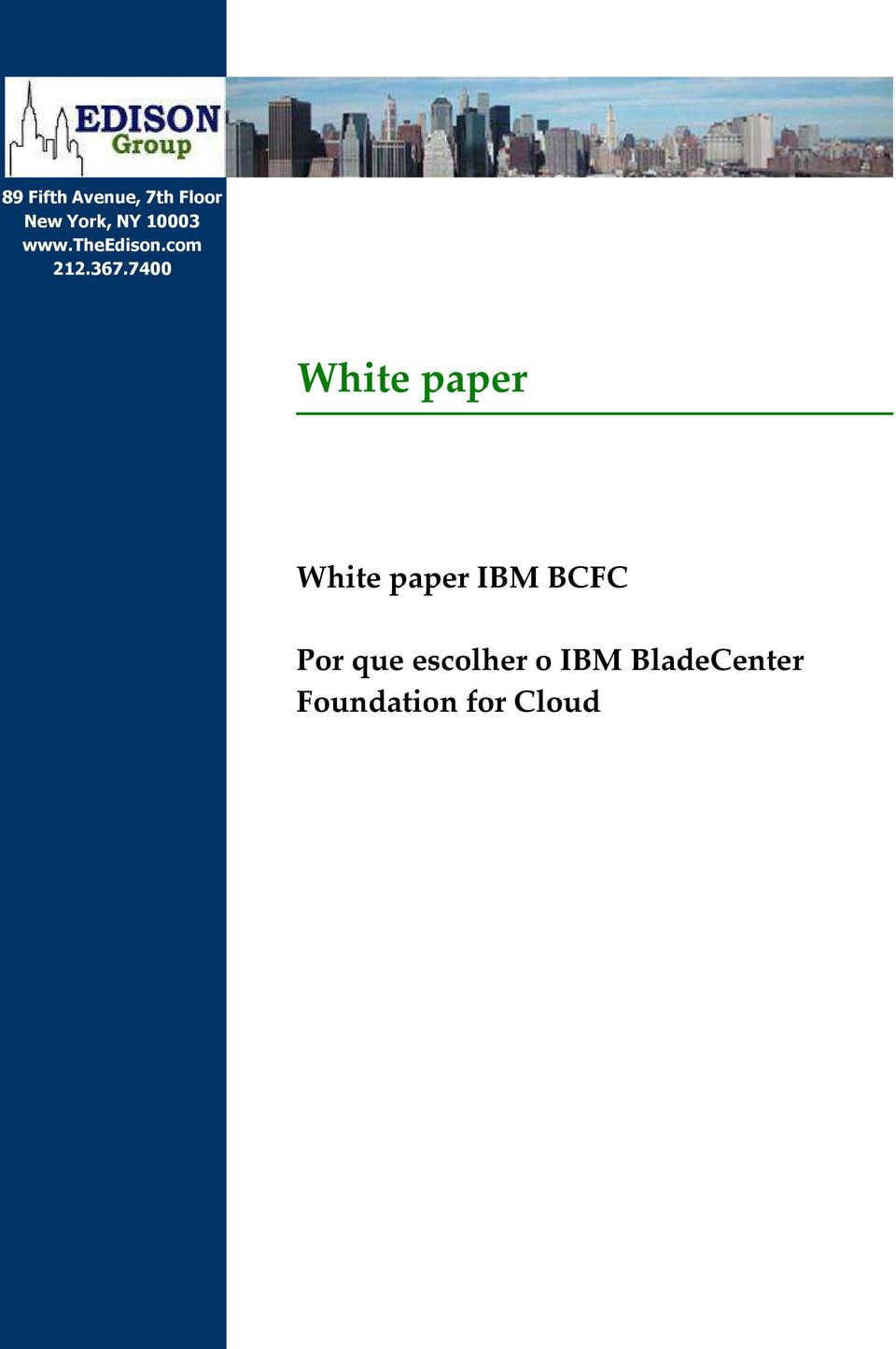 7400 White paper White paper IBM BCFC Por