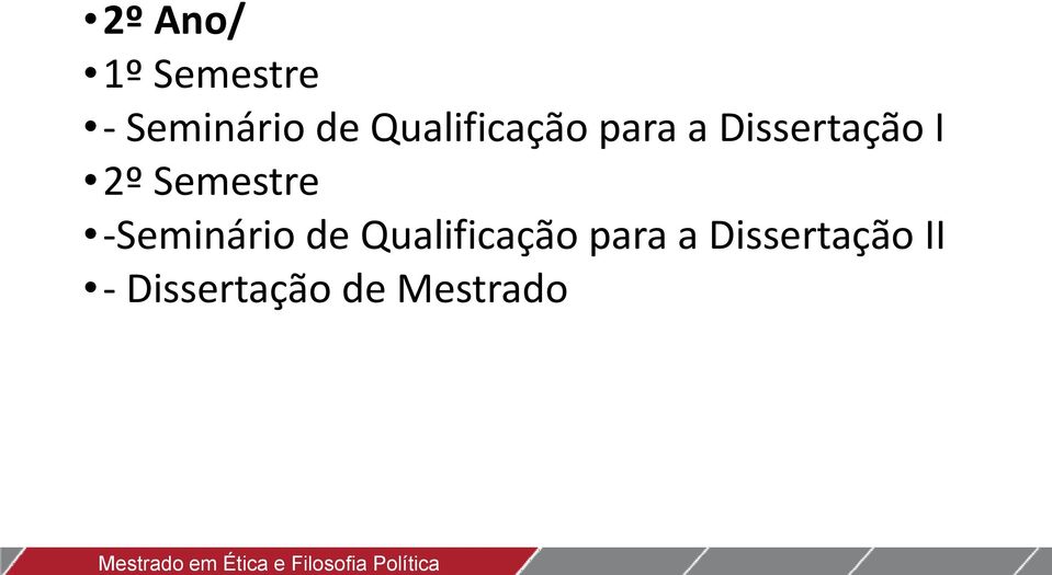 Qualificação para a Dissertação II - Dissertação