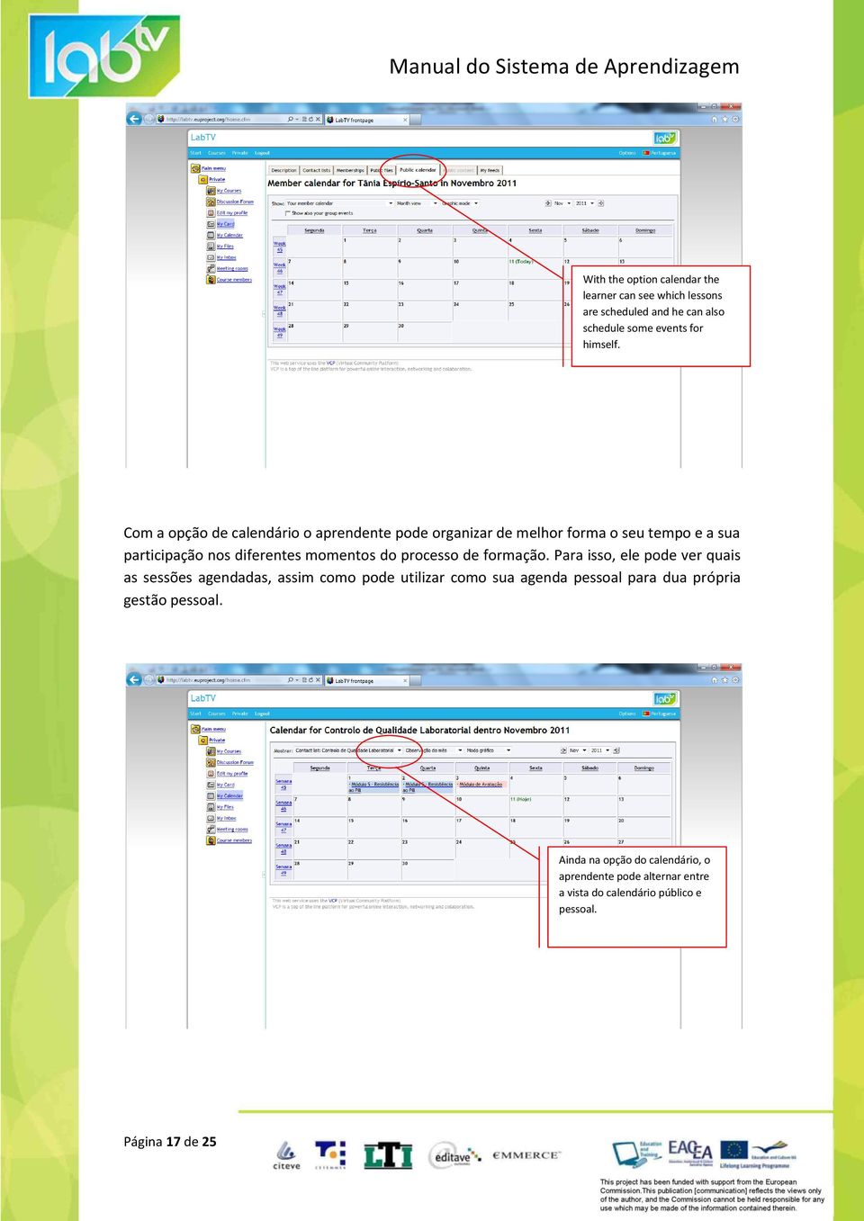 processo de formação.