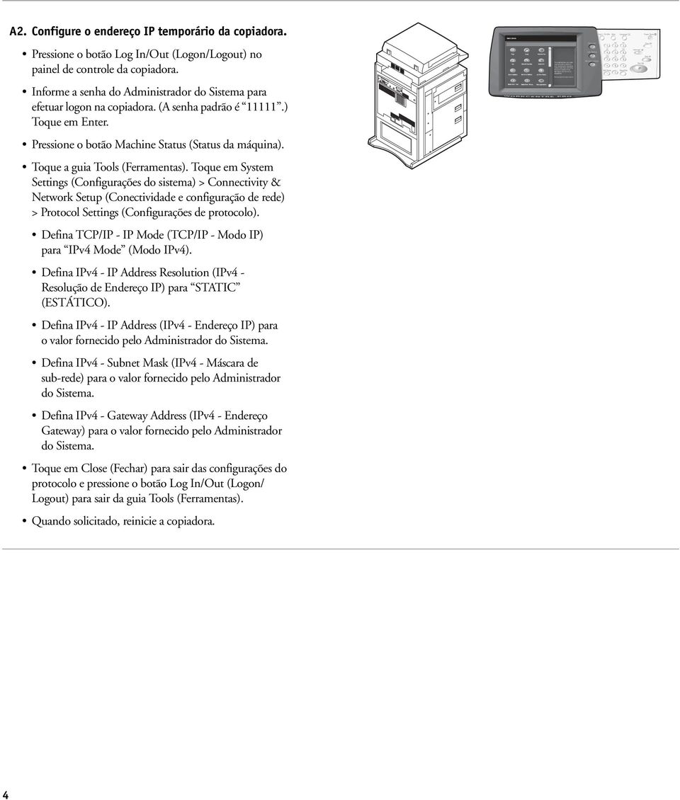 Toque a guia Tools (Ferramentas).