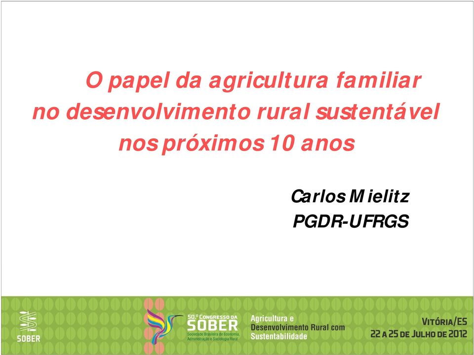 rural sustentável nos