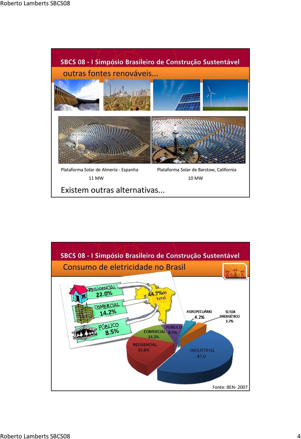 de Barstow, California 11 MW 10 MW Existem outras