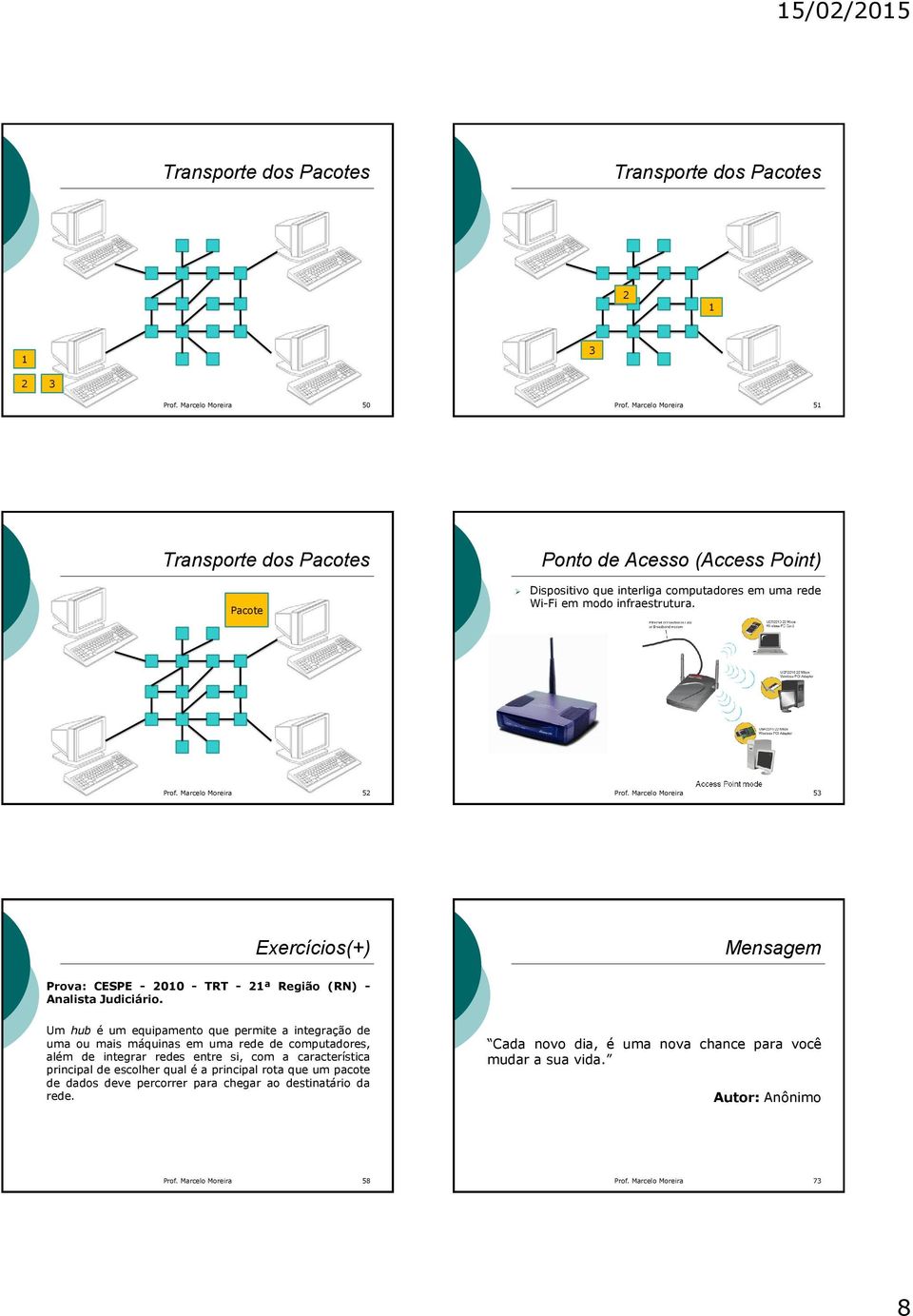 Um hub é um equipamento que permite a integração de uma ou mais máquinas em uma rede de computadores, além de integrar redes entre si, com a característica principal