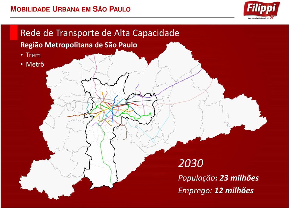 de São Paulo Trem Metrô 2030