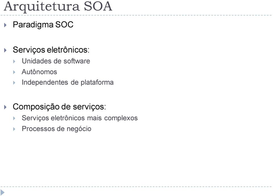 Independentes de plataforma osição de