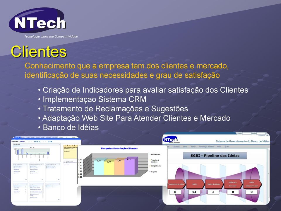 satisfação dos Clientes Implementaçao Sistema CRM Tratamento de Reclamações e