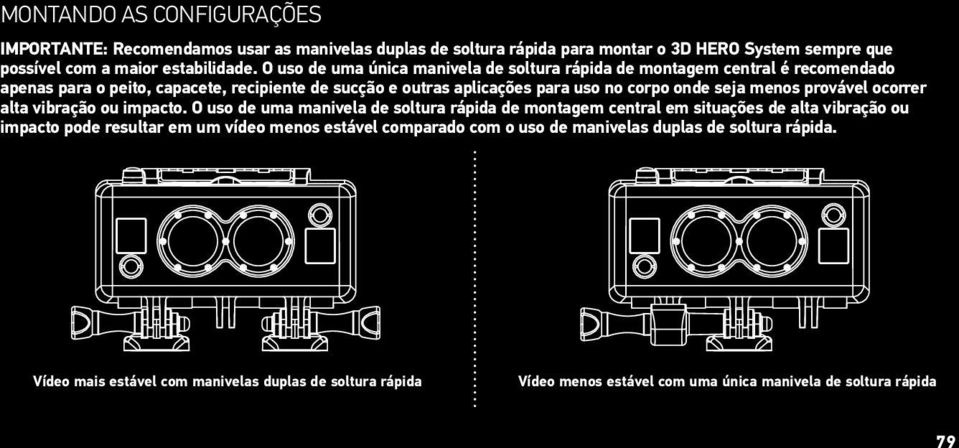 menos provável ocorrer alta vibração ou impacto.