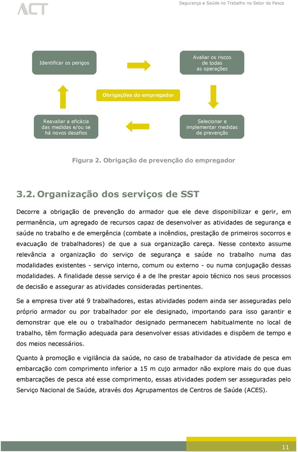 capaz de desenvolver as atividades de segurança e saúde no trabalho e de emergência (combate a incêndios, prestação de primeiros socorros e evacuação de trabalhadores) de que a sua organização careça.