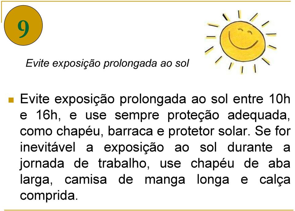 protetor solar.