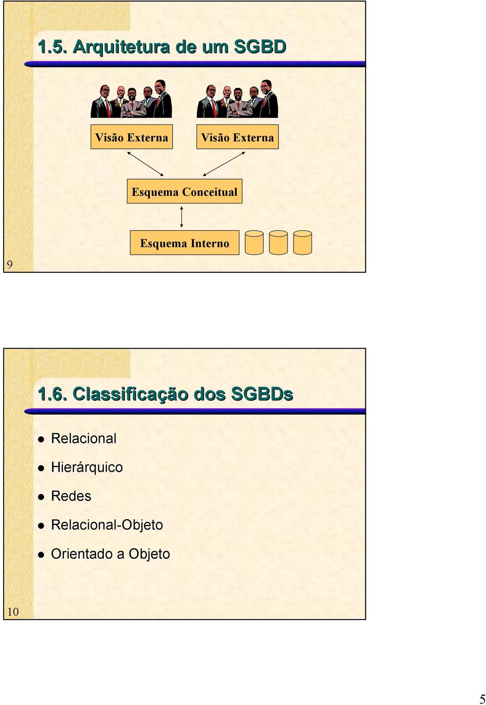 6. Classificação dos SGBDs Relacional